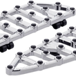 Load image into Gallery viewer, Arlen Ness MX Driver Floorboards - Chrome 06-890 - Side View