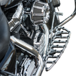 Load image into Gallery viewer, Arlen Ness MX Driver Floorboards - Chrome 06-890 - Back View