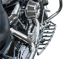 Load image into Gallery viewer, Arlen Ness MX Driver Floorboards - Chrome 06-890 - Back View