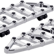Load image into Gallery viewer, Arlen Ness MX Driver Floorboards - Chrome 06-890 - Side View