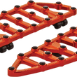 Load image into Gallery viewer, Arlen Ness MX Driver Floorboards - Orange 06-872 - Main Product View