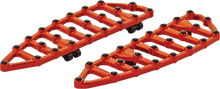 Load image into Gallery viewer, Arlen Ness MX Driver Floorboards - Orange 06-872 - Main Product View