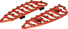 Load image into Gallery viewer, Arlen Ness MX Driver Floorboards - Orange 410-011 - Main Product View