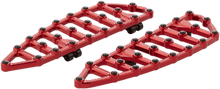 Load image into Gallery viewer, Arlen Ness MX Driver Floorboards - Red 06-893 - Side View