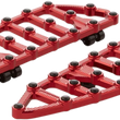 Load image into Gallery viewer, Arlen Ness MX Driver Floorboards - Red 06-893 - Side View
