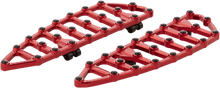 Load image into Gallery viewer, Arlen Ness MX Driver Floorboards - Red 410-012 - Main Product View