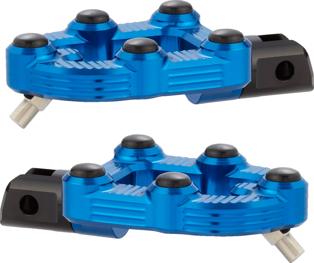 Arlen Ness MX Driver Peg - Blue 07-903 - Detail View