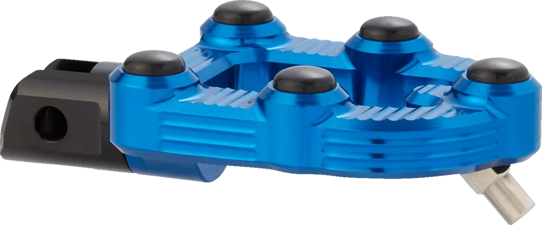 Arlen Ness MX Driver Peg - Blue 07-903 - Side View