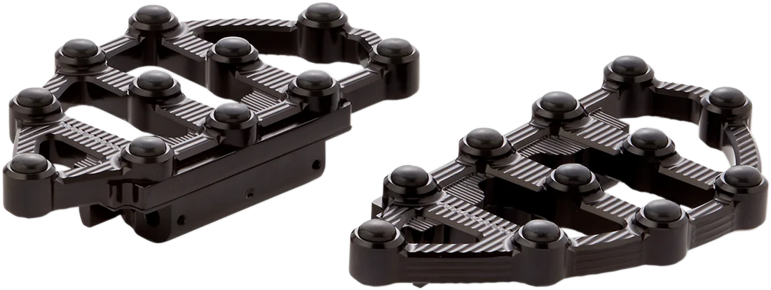 Arlen Ness MX Passenger Floorboards - Black 06-896 - Side View
