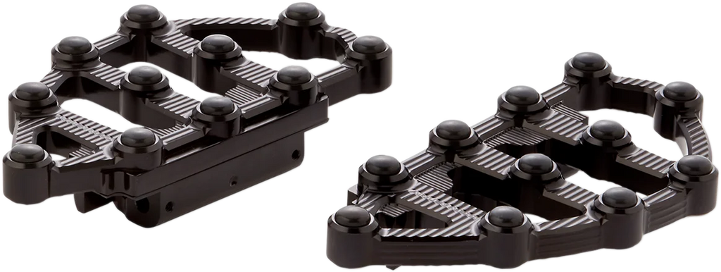 Arlen Ness MX Passenger Floorboards - Black 06-896 - Side View