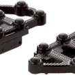 Load image into Gallery viewer, Arlen Ness MX Passenger Floorboards - Black 06-896 - Side View
