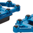 Load image into Gallery viewer, Arlen Ness MX Passenger Floorboards - Blue 06-897 - Back View