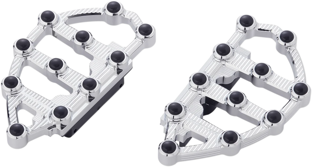 Arlen Ness MX Passenger Floorboards - Chrome 06-895 - Main Product View