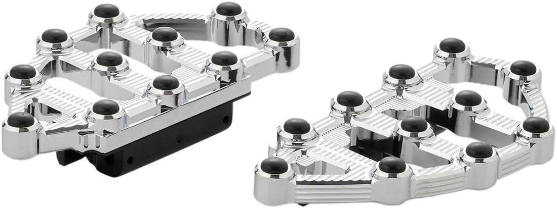 Arlen Ness MX Passenger Floorboards - Chrome 06-895 - Side View