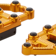 Load image into Gallery viewer, Arlen Ness MX Passenger Floorboards - Gold 06-899 - Side View