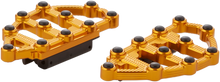 Load image into Gallery viewer, Arlen Ness MX Passenger Floorboards - Gold 06-899 - Side View