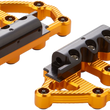 Load image into Gallery viewer, Arlen Ness MX Passenger Floorboards - Gold 06-899 - Back View