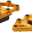 Load image into Gallery viewer, Arlen Ness MX Passenger Floorboards - Gold 06-899 - Side View