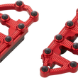 Load image into Gallery viewer, Arlen Ness MX Passenger Floorboards - Red 06-898 - Main Product View