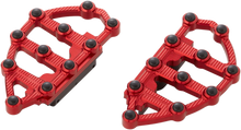 Load image into Gallery viewer, Arlen Ness MX Passenger Floorboards - Red 06-898 - Main Product View