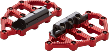Load image into Gallery viewer, Arlen Ness MX Passenger Floorboards - Red 06-898 - Side View