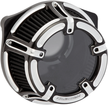 Load image into Gallery viewer, Arlen Ness Method™ Clear Series Air Cleaner - Black 18-960 - Main Product View