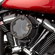 Load image into Gallery viewer, Arlen Ness Method™ Clear Series Air Cleaner - Black 18-967 - Detail View