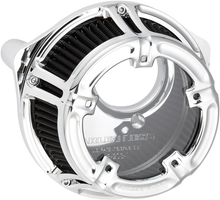 Load image into Gallery viewer, Arlen Ness Method™ Clear Series Air Cleaner - Chrome 18-973 - Main Product View