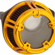 Load image into Gallery viewer, Arlen Ness Method™ Clear Series Air Cleaner - Gold 18-178 - Main Product View