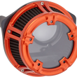 Load image into Gallery viewer, Arlen Ness Method™ Clear Series Air Cleaner - Orange 18-184 - Main Product View