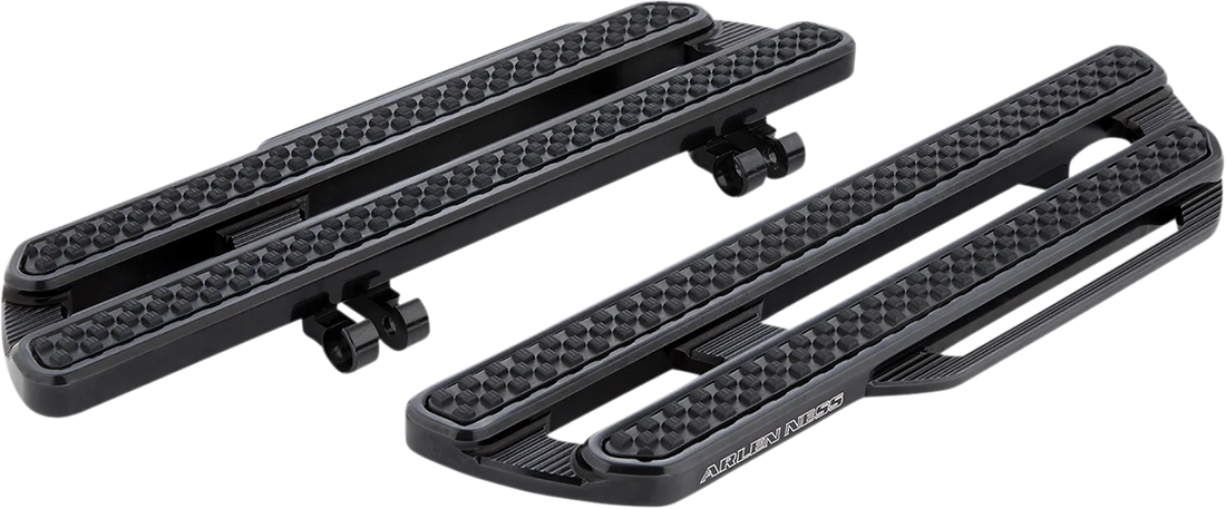 Arlen Ness Method Driver Floorboards - Extended - Black 410-016 - Side View