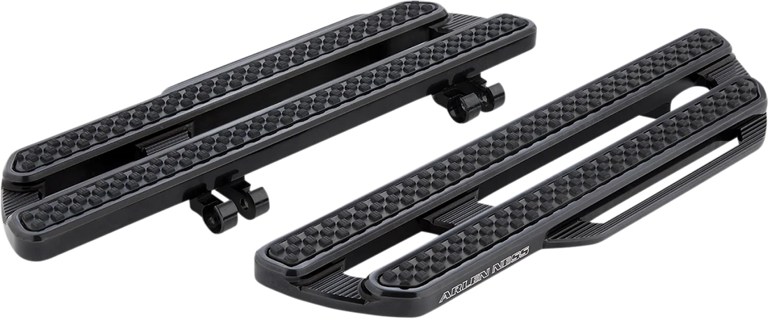 Arlen Ness Method Driver Floorboards - Extended - Black 410-018 - Side View