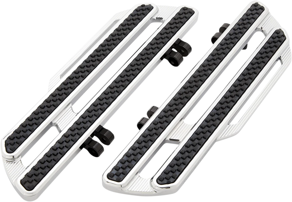 Arlen Ness Method Driver Floorboards - Extended - Chrome 410-017 - Side View