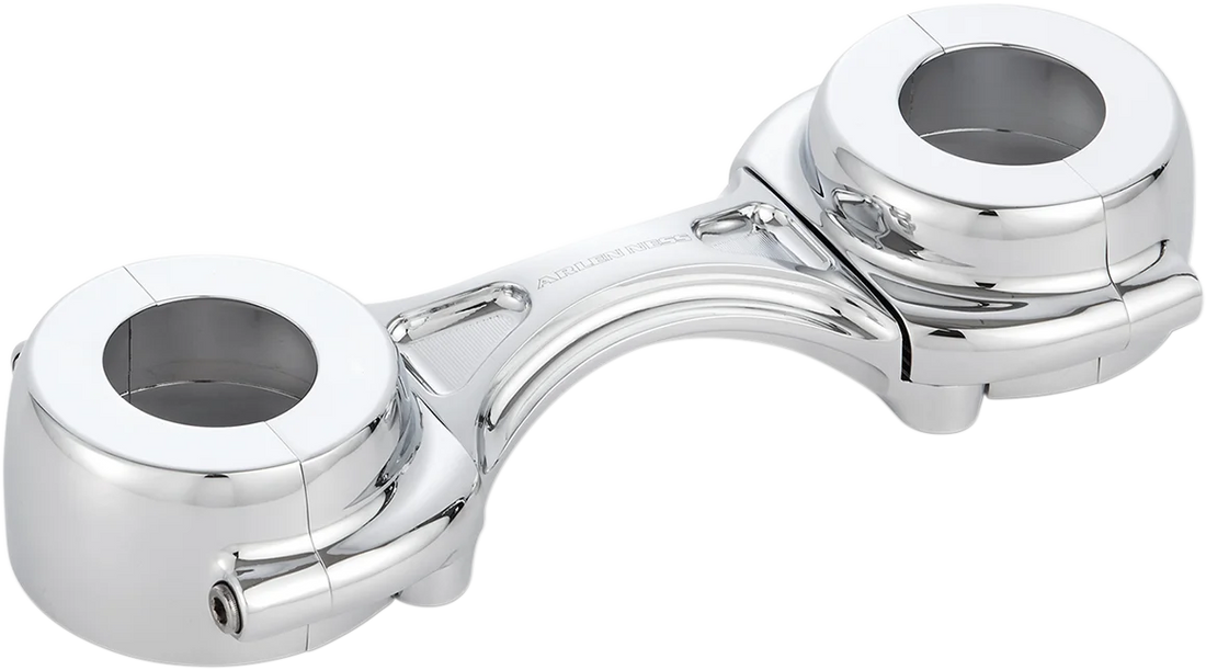 Arlen Ness Method Fork Brace - 49 mm - Black Anodized 20-350 - Side View