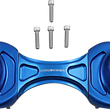 Load image into Gallery viewer, Arlen Ness Method Fork Brace - 49 mm - Blue 20-357 - Side View