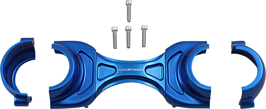 Arlen Ness Method Fork Brace - 49 mm - Blue 20-357 - Side View