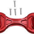 Load image into Gallery viewer, Arlen Ness Method Fork Brace - 49 mm - Red 20-359 - Side View