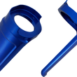 Load image into Gallery viewer, Arlen Ness Method® Fork Guard Cover - Blue 120-019 - Side View