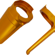 Load image into Gallery viewer, Arlen Ness Method® Fork Guard Cover - Gold 120-020 - Side View