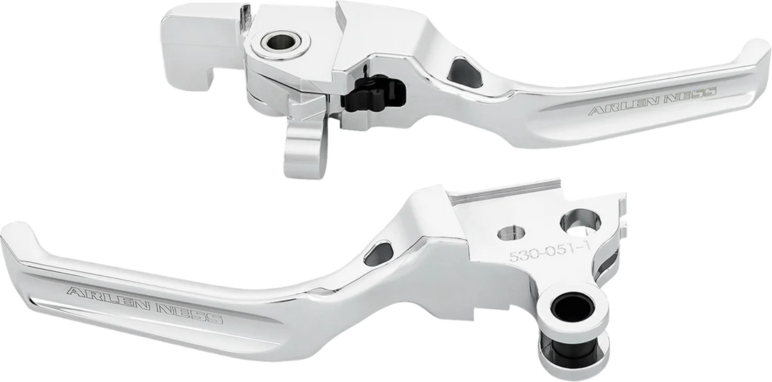Arlen Ness Method Lever Set - Chrome - 530-039 - Side View