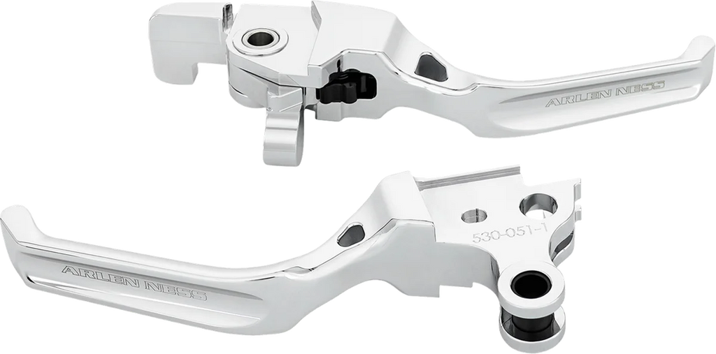 Arlen Ness Method Lever Set - Chrome - 530-039 - Side View