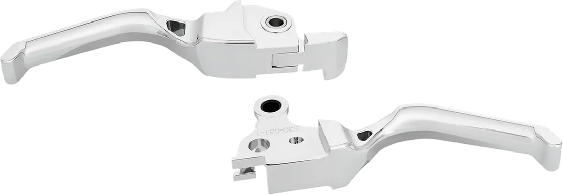 Arlen Ness Method Lever Set - Chrome - 530-039 - Back View