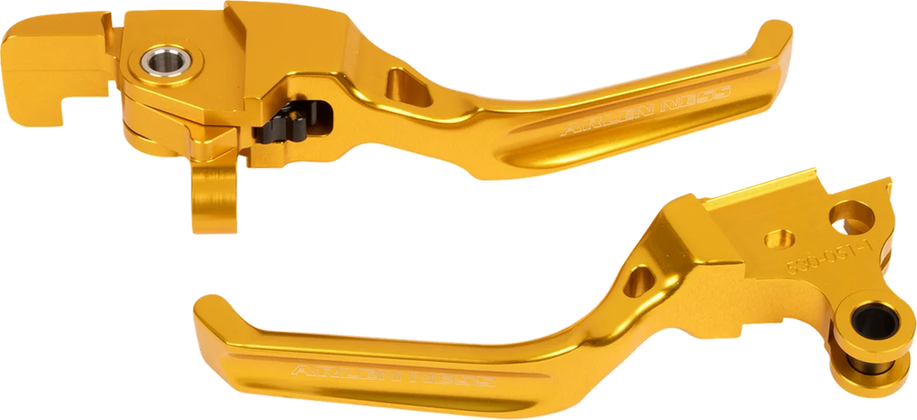 Arlen Ness Method Lever Set - Gold - 530-040 - Main Product View