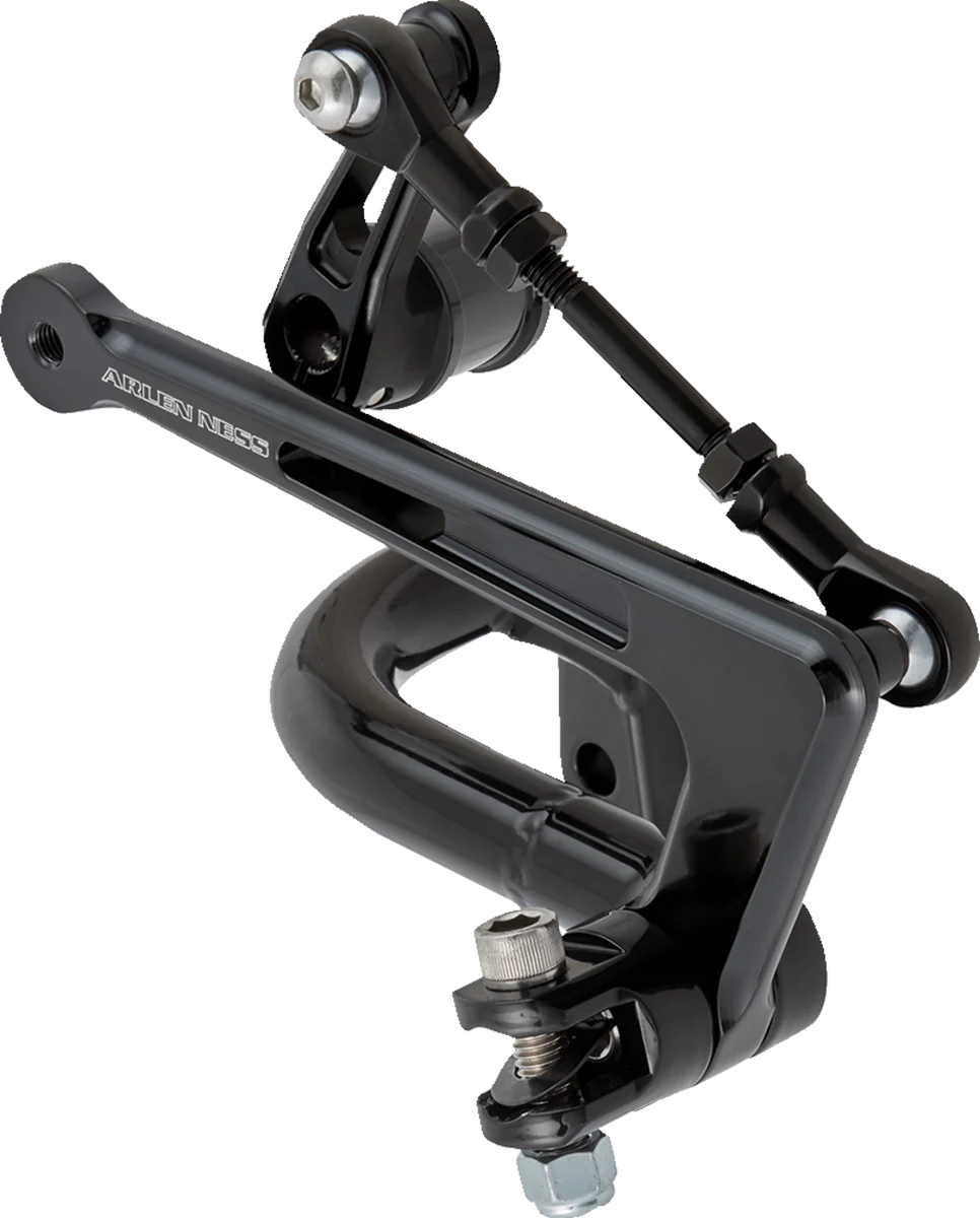 Arlen Ness Mid Controls - Black - FL '09-'24 420-120 - Side View