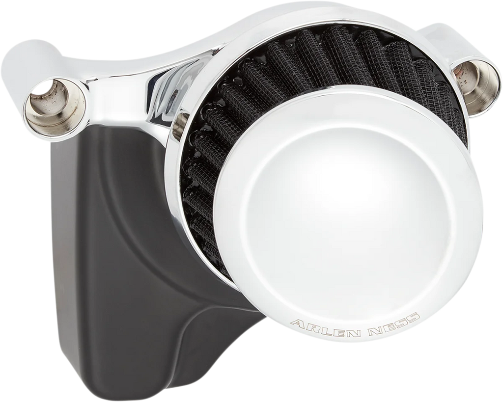 Arlen Ness Mini 22° Air Cleaner Kit - Chrome 600-027 - Main Product View
