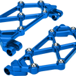 Load image into Gallery viewer, Arlen Ness Mini Diamond Floorboards - Driver - Blue - FLT - Main Product View