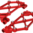 Load image into Gallery viewer, Arlen Ness Mini Diamond Floorboards - Driver - Red - FLT - Main Product View