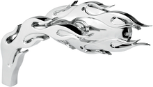 Load image into Gallery viewer, Arlen Ness Mirror - Micro - Flamed - Side View - Oval - Chrome - Left 13-070 - Main Product View