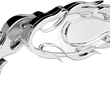 Load image into Gallery viewer, Arlen Ness Mirror - Micro - Flamed - Side View - Oval - Chrome - Left 13-070 - Side View