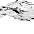 Load image into Gallery viewer, Arlen Ness Mirror - Micro - Flamed - Side View - Oval - Chrome - Right 13-071 - Side View